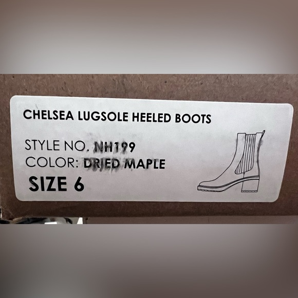 NEW Sz 6 Madewell Carina Platform Chelsea Boot Dried Maple - Picture 5 of 10